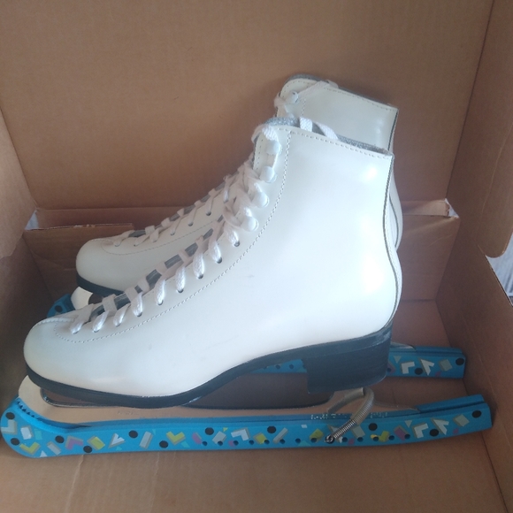 Jackson Novice II 710 Women's Size 6 White Lace Up Figure Skating Skates - Picture 6 of 9
